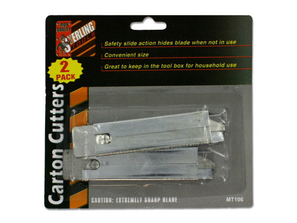 Case of 12 - Pocket-Size Carton Cutters