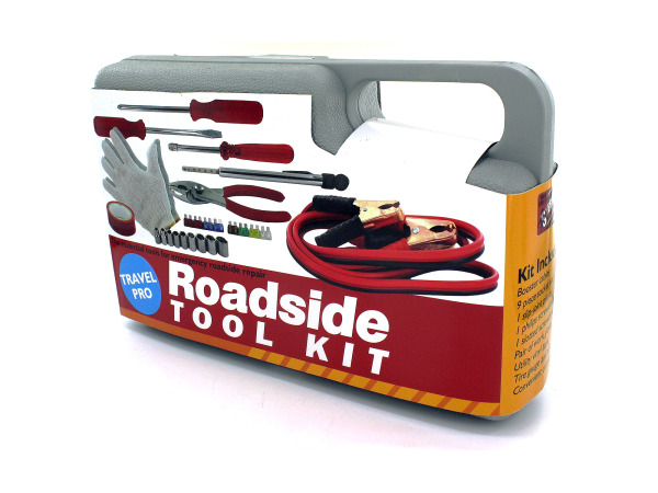 Case of 1 - Emergency Roadside Tool Kit in Carrying Case