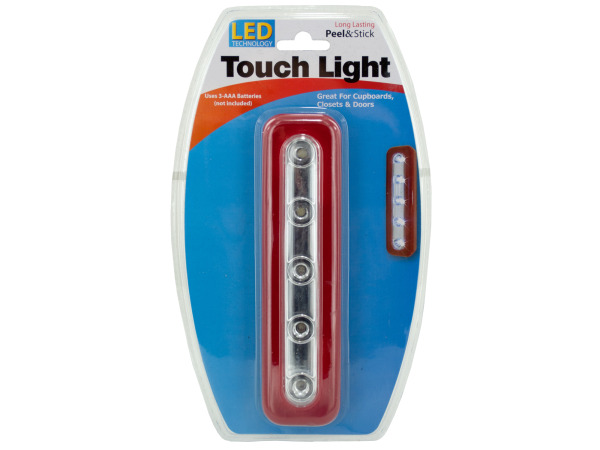 Case of 6 - Peel & Stick LED Touch Light