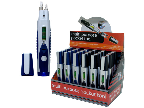 Case of 24 - Multi Purpose Pocket Tool Countertop Display