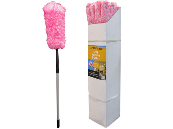 Case of 24 - Expandable Long Handle Duster Floor Display