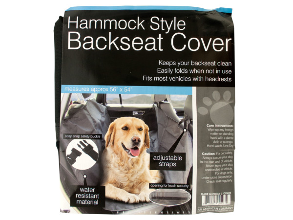 Case of 1 - Hammock Style Backseat Cover