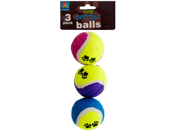 Case of 12 - Dog Tennis Balls Set