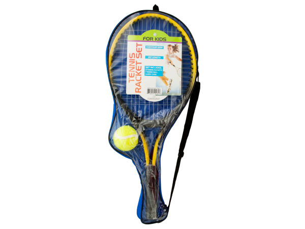 Case of 1 - Kids Tennis Racket Set with Ball