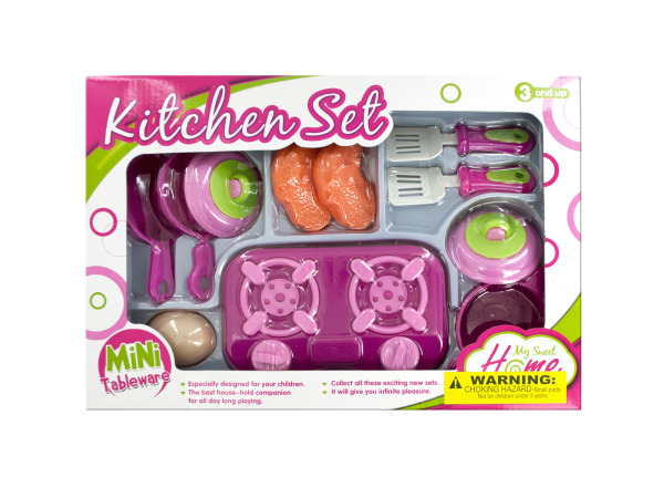 Case of 4 - Mini Kitchen Stove Play Set