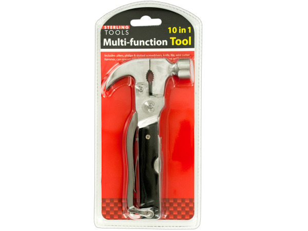 Case of 1 - 10 in 1 Multi-Function Hammer Tool