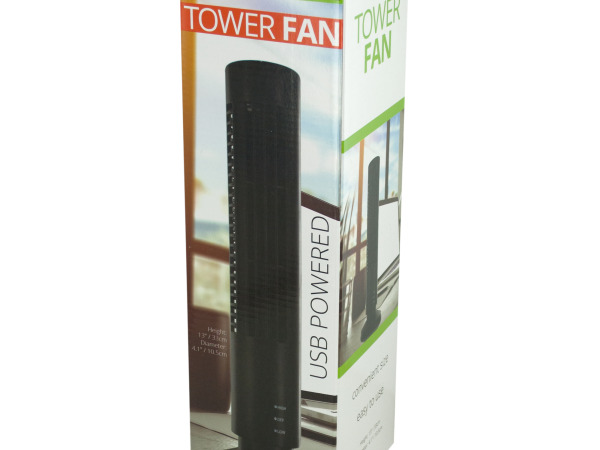 Case of 1 - USB Powered Tower Fan