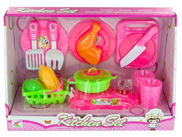 Case of 4 - Kids Cooking Play Set