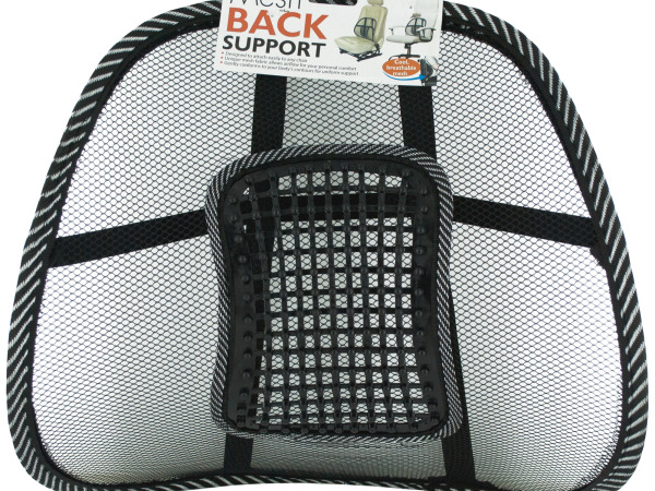Case of 12 - Mesh Back Support with Massage Pegs