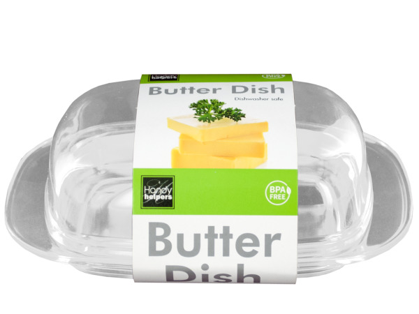 Case of 12 - Acrylic Butter Dish