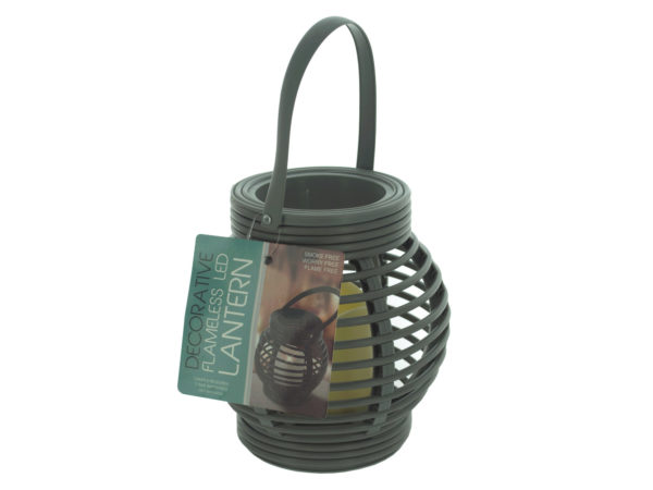 Case of 4 - Decorative Beehive Style Lantern with LED Candle