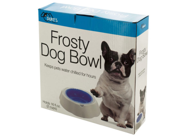 Case of 4 - 16 oz. Frosty Water Chilling Dog Bowl