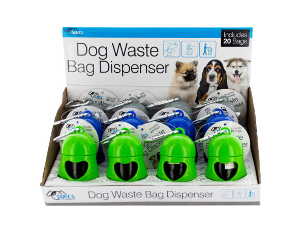 Case of 12 - Dog Waste Bag Dispenser Countertop Display