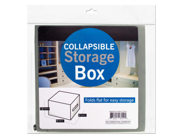 Case of 12 - Small Square Collapsible Storage Box