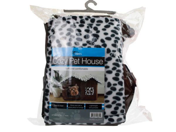 Case of 1 - Luxury High End Double Pet House Brown Dog Room
