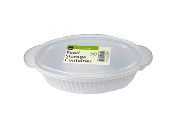 Case of 12 - Oval Container with Lid