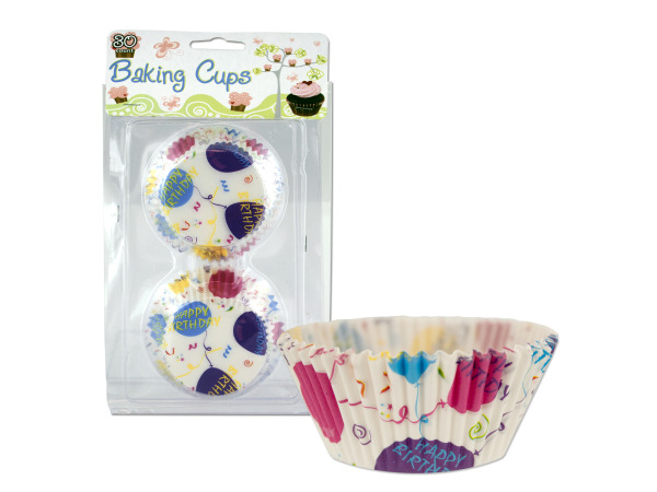 Case of 24 - Happy Birthday Baking Cups