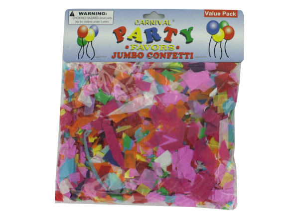 Case of 24 - Jumbo Paper Confetti