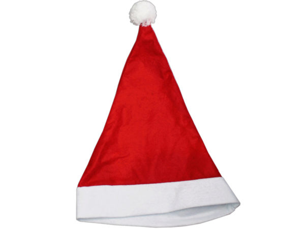 Case of 24 - Christmas Hat with Pom Pom