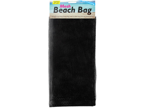 Case of 12 - Mesh Beach Bag with Drawstring