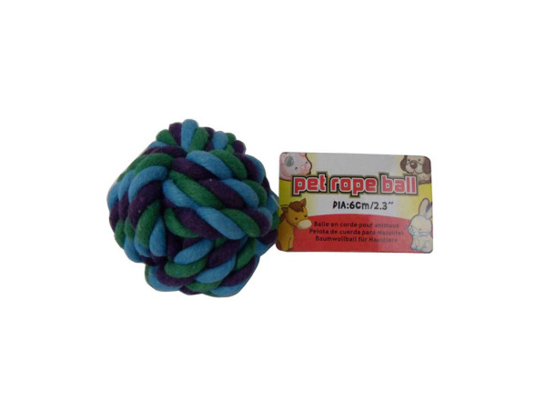 Case of 24 - Dog Rope Ball