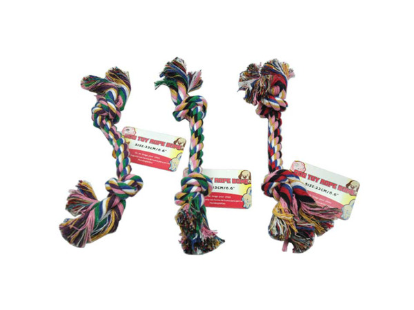 Case of 36 - Knotted Dog Rope Toy