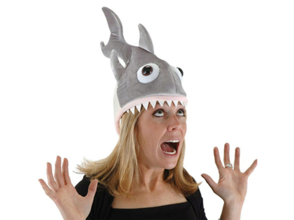 Case of 4 - Shark Costume Hat