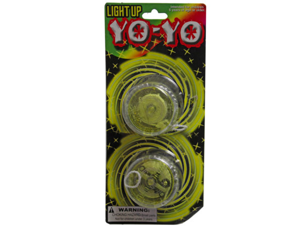 Case of 6 - 2pc Light Up Yo-yo